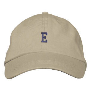 Brodée SYMBOLE E MONogramme Casquette brodé