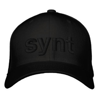 Brodée SYNT noir et beau casquette de baseball