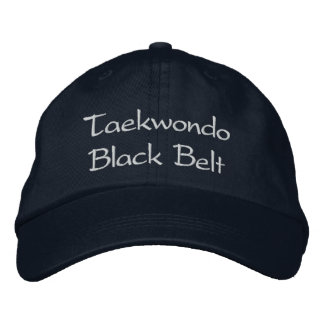Brodée Taekwondo Black Belt - Casquette de baseball de la