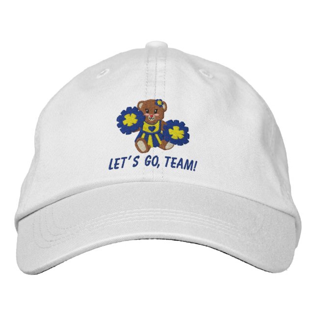 Brodée Team Spirit Teddy Casquette (Devant)