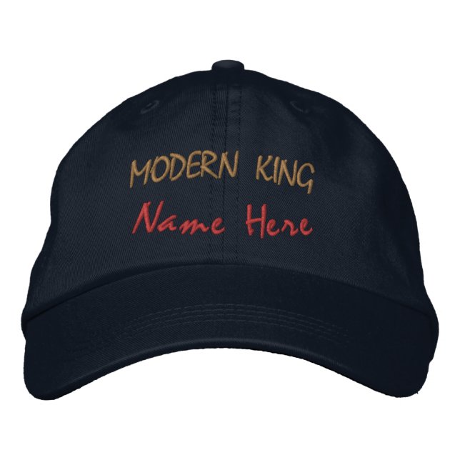 Brodée Tendance Inspirée Moderne ROI Casquette Déclaratio (Devant)