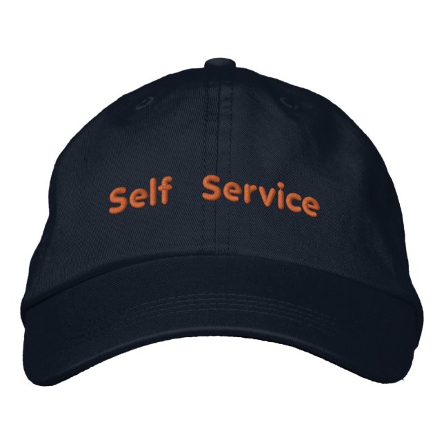 Brodée Texte imprimé libre-service Élégant Casquette d'ha (Devant)