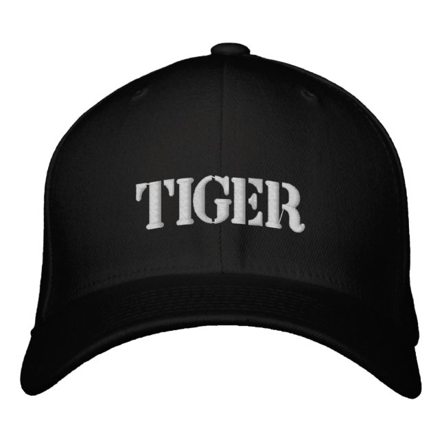 BRODÉE TIGER BASEBALL CASQUETTE EMBROIDÉE (Devant)
