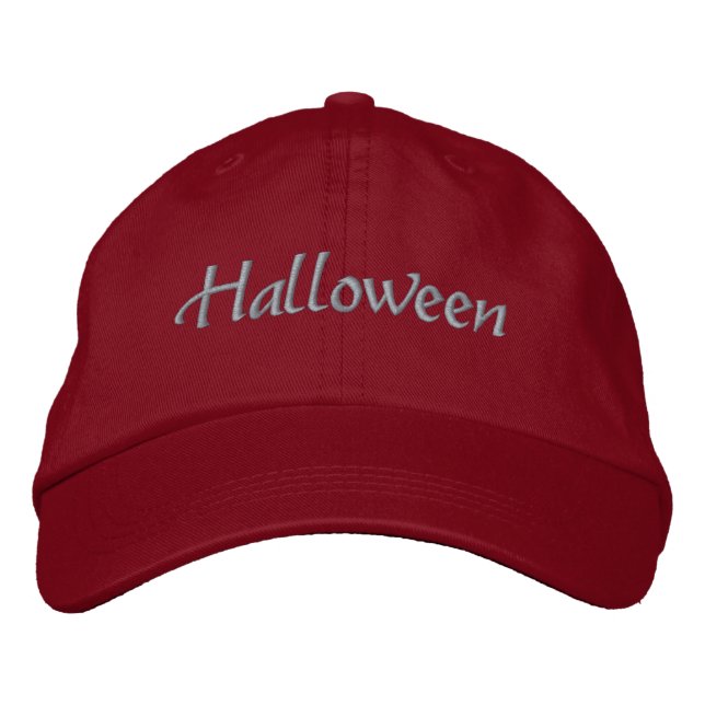 Brodée Touche festive d'Halloween à votre Casquette de cé (Devant)