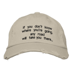 Brodée Tout casquette brodé sur route