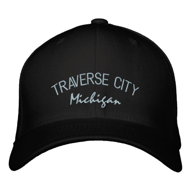 Brodée Traverse City Michigan Casquette brodé (Devant)