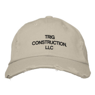 Brodée Trig Construction, LLC Casquette