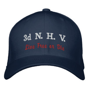 Brodée Troisième Casquette des volontaires du New Hampshi