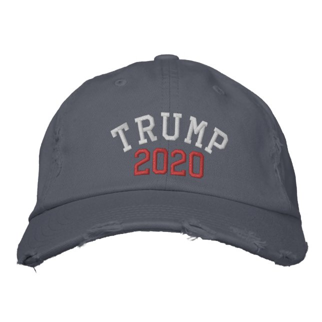 Brodée TRUMP 2020 - Casquette de soie désespérée (Devant)