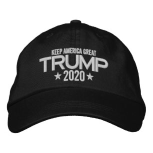 Brodée Trump 2020 Gardez l'Amérique grand Casquette - no