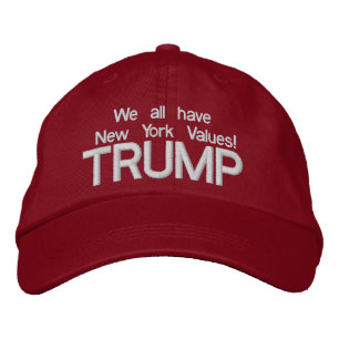Brodée TRUMP NEW YORK VALEURS Casquette de baseball 2016