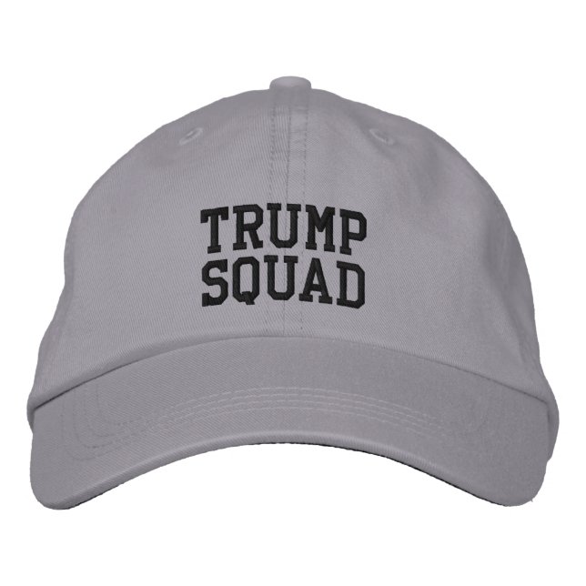 Brodée Trump Squad Casquette ajustable (Devant)