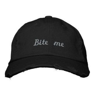 Brodée Turquoise noir de Lyme_Ticked me mordent casquette