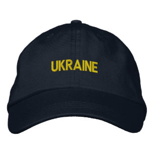 Brodée Ukraine Conception patriotique Casquette de baseba