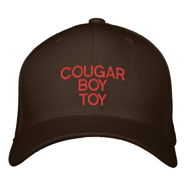 Brodée Un casquette avec "JOUET GARÇON DE COUGAR" dessus (Devant)