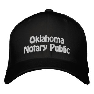 Brodée Un Notaire de l'Oklahoma, Casquette de baseball br