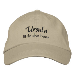 Brodée Ursula casquette avec/ signification du nom