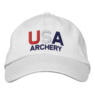 Brodée USA - Casquette blanc brodé