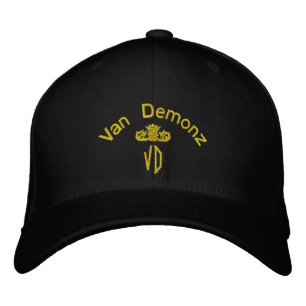 Brodée Van Demonz Gold Edition Casquette brodé
