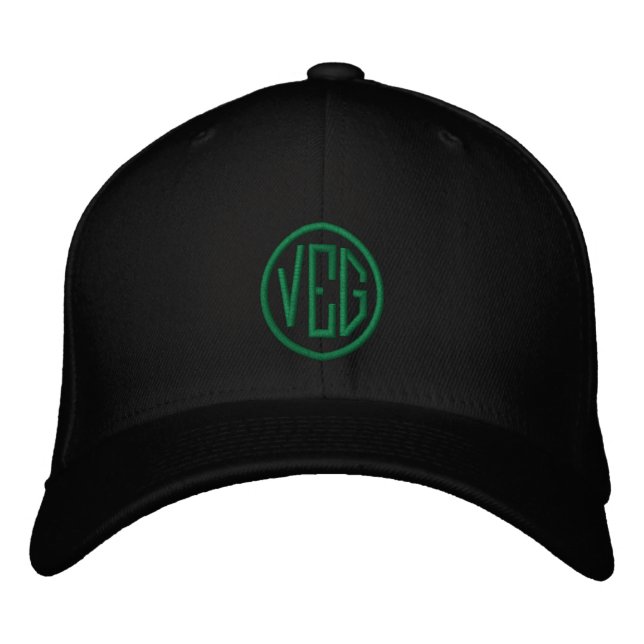 Brodée Veg - Végétarien Emborié Casquette (Devant)