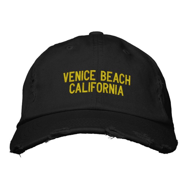 Brodée Venice Beach, Californie Casquette brodé (Devant)