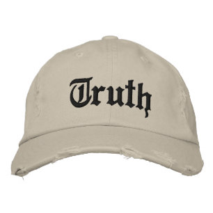 Brodée Vérité dégoûté Chino Twill Casquette