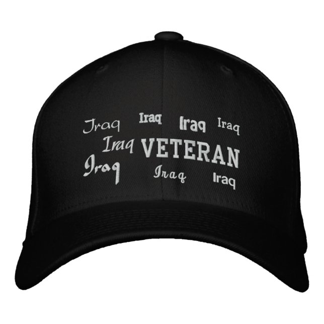 Brodée Vétéran irakien - Casquette brodé (Devant)