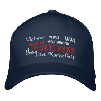 Brodée Vétérans de soutien - Casquette brodé