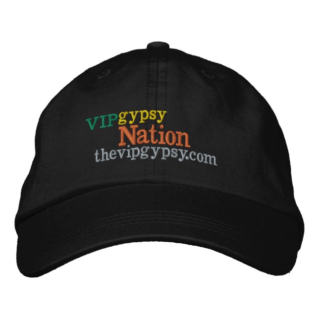 Brodée VIPgypsy Nation Casquette ajustable (Devant)