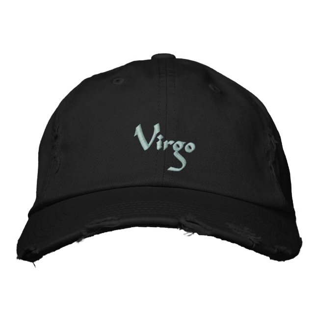 Brodée Virgo Zodiac Brodé Casquette / Casquette (Devant)