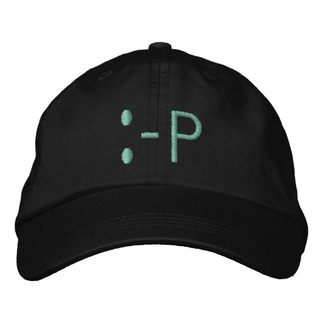Brodée VISAGE, casquette NAUGHTY (Devant)