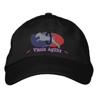 Brodée Vizsla Agility Pneus Casquette (Pink & Purples)