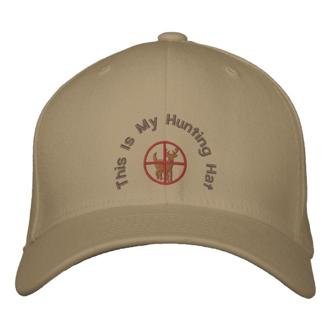 Brodée Voici Mon Casquette De Chasse (Devant)