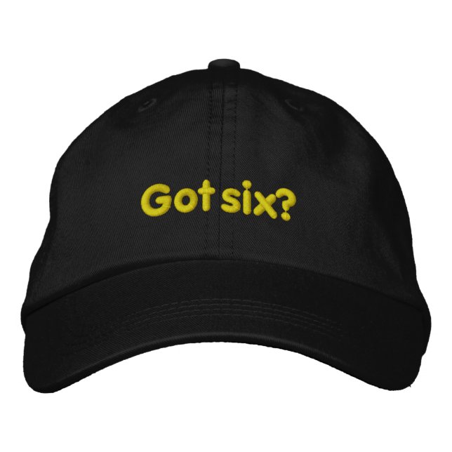 Brodée Vous avez six ? Casquette (Devant)