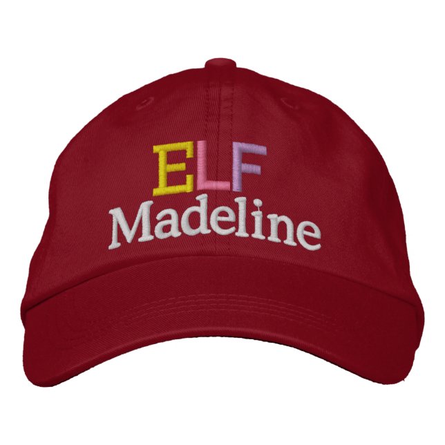 Brodée Vous êtes Père Noël Elf Casquette par SRF (Devant)