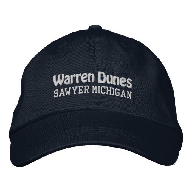 Brodée Warren Dunes Casquette de baseball brodé (Devant)