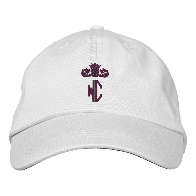 Brodée WarriorsCreed WC Logo Casquette réglable personnal (Devant)
