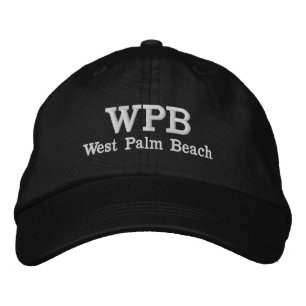 Brodée West Palm Beach Casquette de baseball brodé
