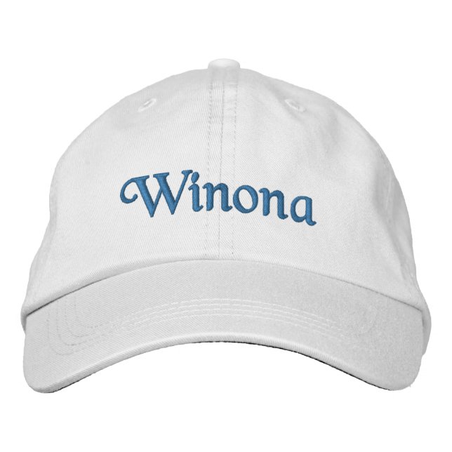 Brodée Winona Personnalisé Casquette / Casquette de baseb (Devant)