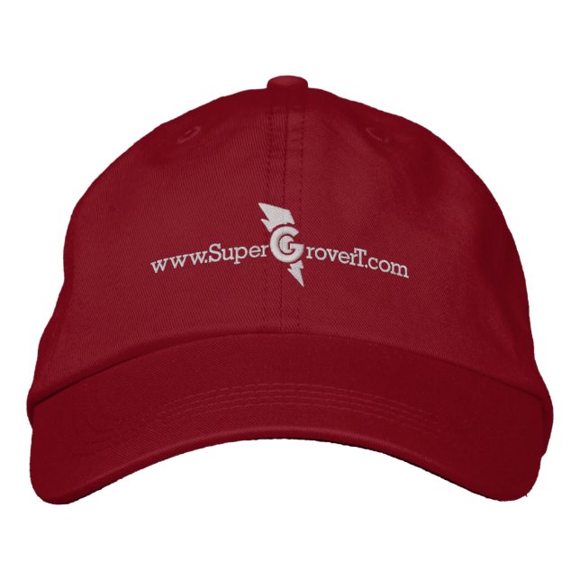 Brodée www.SuperGroverT.com - Casquette brodé (Devant)