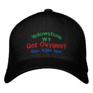 Brodée Yellowstone a de l'oxygène ? Casquette brodé