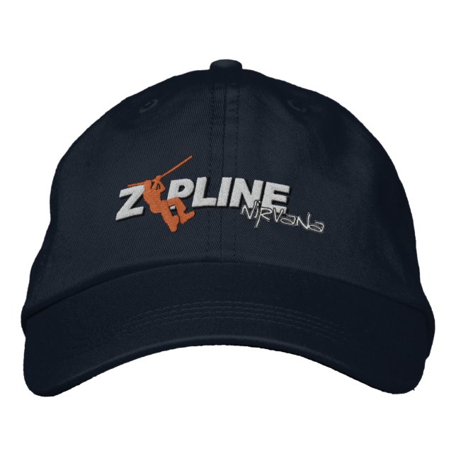 Brodée Zipline Nirvana Casquette brodé (Devant)