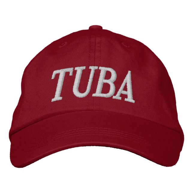 Broderie de musique Tuba Casquette (Devant)
