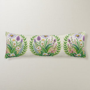 Broderie du jardin de printemps Coussin Design Cha
