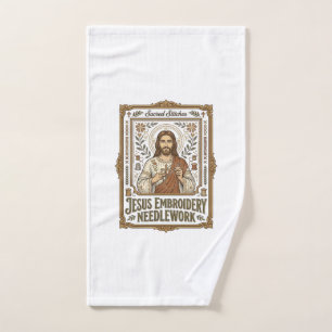 Broderie Jésus Travail à l'aiguille Jésus Broderie