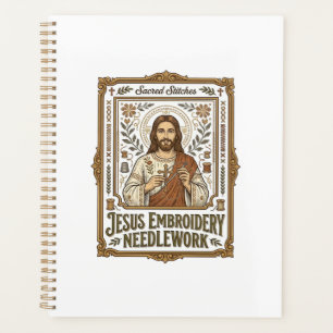 Broderie Jésus Travail à l'aiguille Jésus Broderie