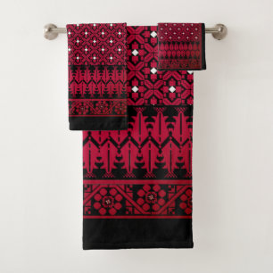 Broderie palestinienne Tatreez design imprimé