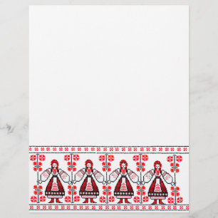 Broderie ukrainienne traditionnelle filles ukraini