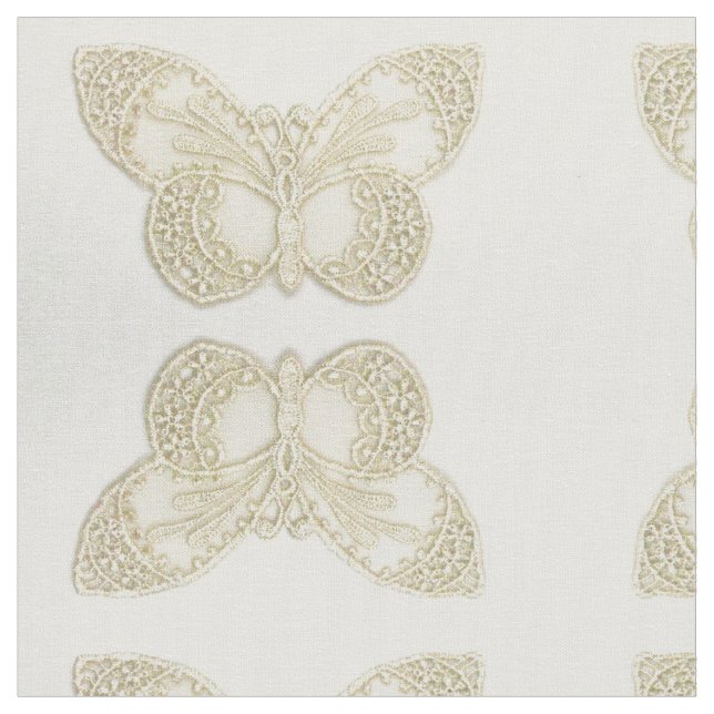 Brodez le tissu de papillon de dentelle (Fermer)