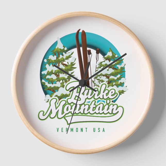 Bromley Mountain Pérou Vermont US logo horloge de  (Recto)